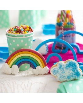 Decora Regenbogen und Wolkenform 2 Stück Decora Regenbogen und Wolkenform 2 Stück