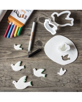 Gießform Decora Tauben 3 Stück