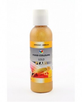 Barwnik PERŁOWY do aerografu ZŁOTY 135 ml Food Colours