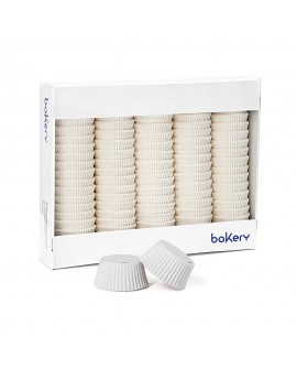 Papilotki Decora 2000 szt BIAŁE 50 mm