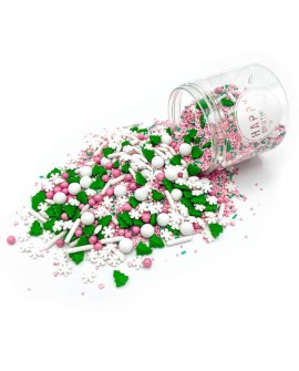 Posypka Happy PINK WONDERLAND 90g Świąteczna
