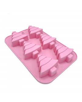 Silikonform für Weihnachtsbäume, 7 cm
