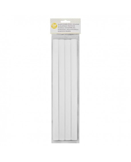 Wsporniki rurki PME do tortów piętrowych, 2 x 30 cm, 4 szt.