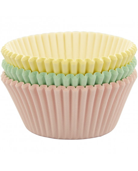Papilotki Wilton 75 szt PASTELOWE