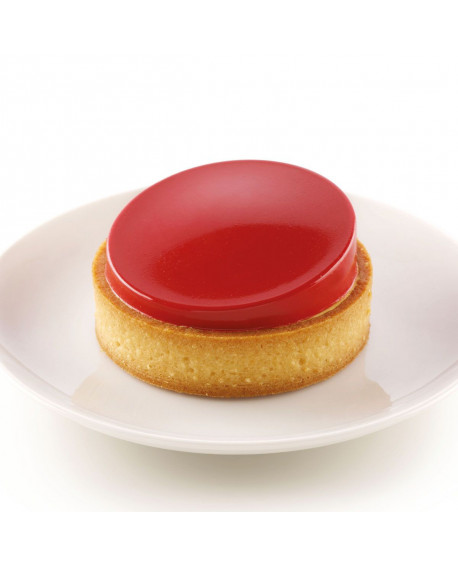 GLAM tart set Perforated edge + silicone mold 7 cm Set of 6 pcs. Tart