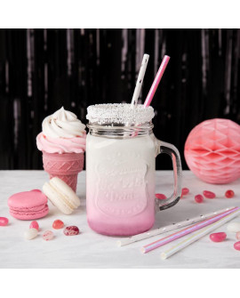 Słomki papierowe 10 szt. ZŁOTE PASKI METALICZNE Słomki papierowe 10 szt. ZŁOTE PASKI METALICZNE