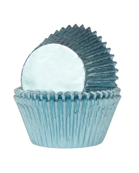 HoM cups 24 pcs foiled BLUE