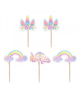 Pikery Jednorożec Unicorn 5 szt.