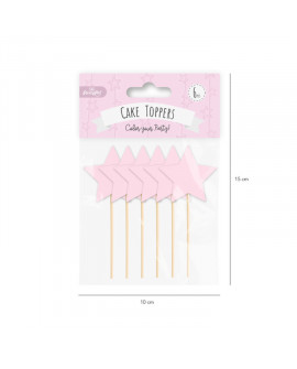 Pikery ZŁOTE SERCA 6 szt.