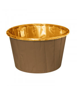 Becher 20 Stück Braun und Gold