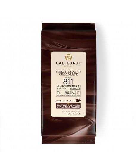 Callebaut Schokoladentropfen DARK CHOCOLATE 811 10 kg