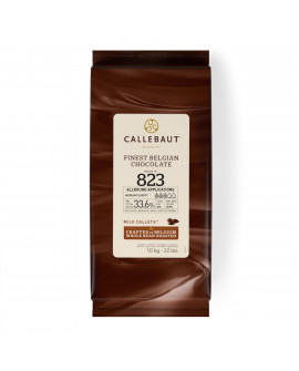Dropsy czekoladowe Callebaut CZEKOLADA MLECZNA 823 10 kg