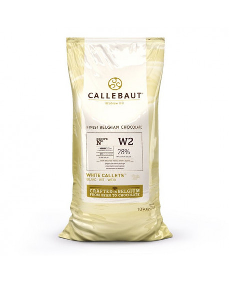 Callebaut Schokoladentropfen WEISSE SCHOKOLADE W2 10 kg