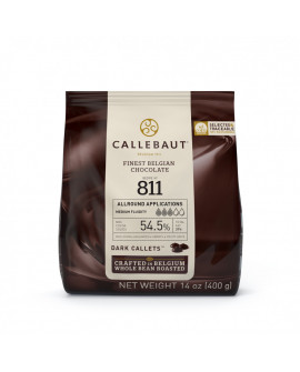 Dropsy czekoladowe Callebaut CZEKOLADA CIEMNA 811 400g