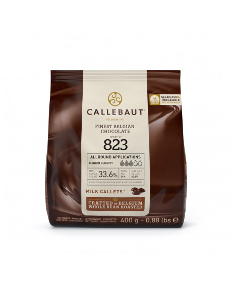 Dropsy czekoladowe Callebaut CZEKOLADA MLECZNA 823 400 g