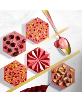 Callebaut chocolate drops RUBY CHOCOLATE 400 g
