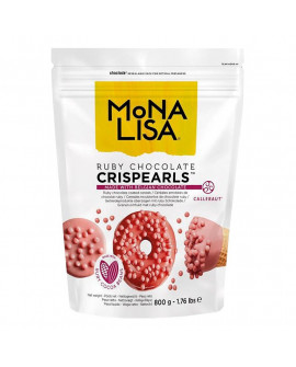 Posypka Mona Lisa Crispearls Callebaut 800g Rubinowa