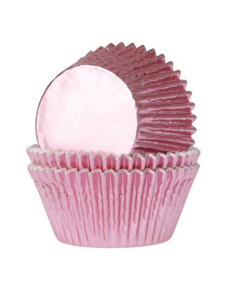 Muffinförmchen vonHoM 24 Stück, Folie, rosa