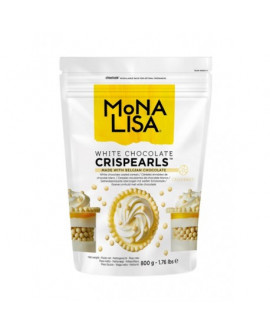 Mona Lisa Crispearls Callebaut posype 800 g bílé čokolády
