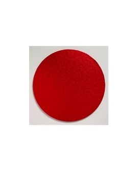 Podkład pod tort CZERWONY 12 mm SZTYWNY 30,5 cm