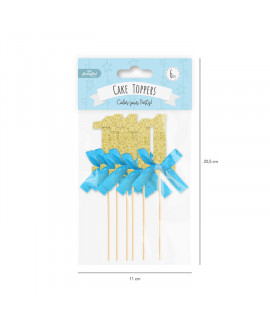 Pikers 1 Ones 6 ks modré jednoročné hračky
