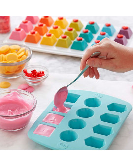 Wilton GEM Silikonform 3 Designs Juwelen