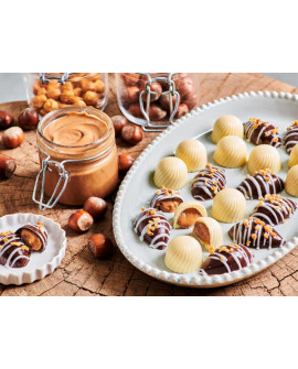 FC ROSETTE chocolate mold Swirl pralines