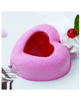 Silikonform HEART 70 mm Silikomart Passion