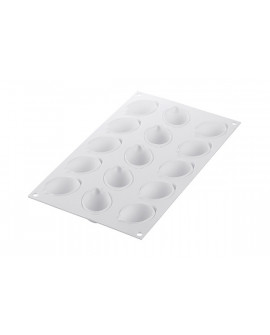 3D silicone mold Silikomart LEMON 15 slots + monoportion cutter