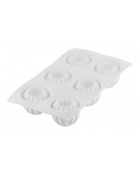 3D silikonová forma Silikomart SUPERNOVA 6 dutin + jednodílné vaničky