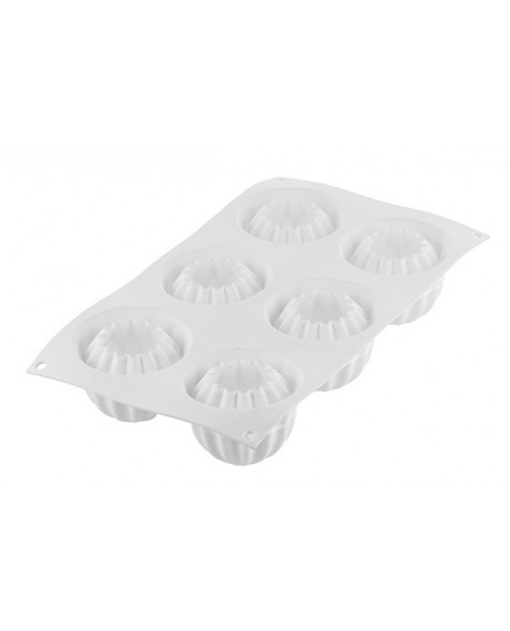 Forma silikonowa 3D Silikomart Supernova 6 gniazd + tacki monoporcje