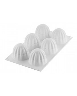 Silikomart 3D Silikonform SUPERNOVA 6 Schlitze + Schalen