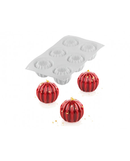 3D силиконовая форма Silikomart SUPERNOVA на 6 ячеек + лотки для приготовления отдельных порций