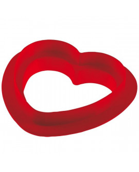 Silikónová forma Silikomart AMORE 3D 14 cm + vykrajovátko v tvare srdca na penový koláč