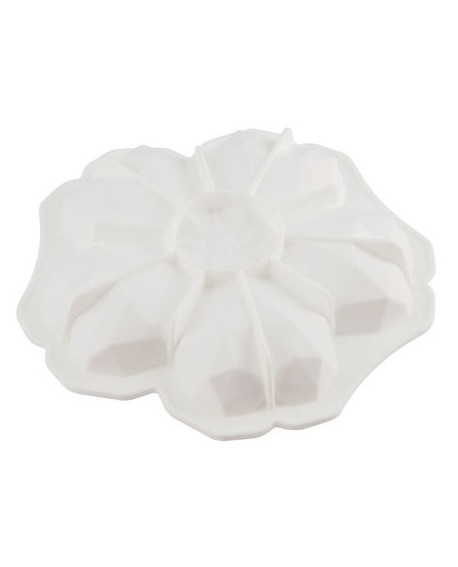 Silikomart SAKURA ORIGAMI 3D Silikonform + Herzausstecher, Einzelportion