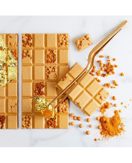 Dropsy czekoladowe Callebaut Czekolada Złota Gold 400 g Karmelowa