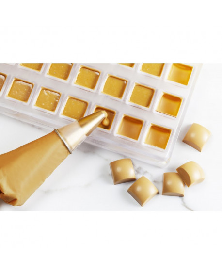 Dropsy czekoladowe Callebaut Czekolada Złota Gold 400 g Karmelowa