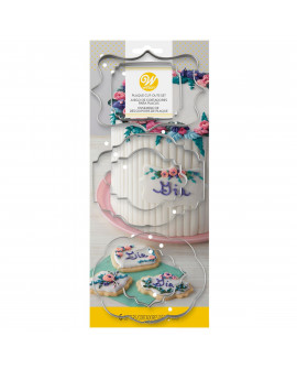 Moulded label set 6 pcs. Wilton 417-7555 Placemats Label