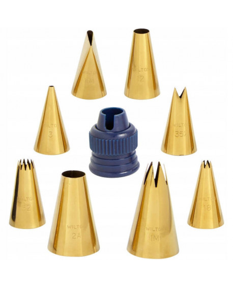 Wilton GOLD TICKETS Set + Taschen und Adapter 17 Stück Wilton GOLD TICKETS Set + Taschen und Adapter 17 Stück