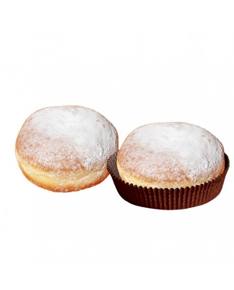 Bankietówka BRĄZOWA 70x25 mm pączki, monoporcje 60 szt