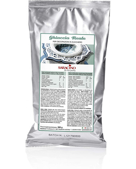 Lukier królewski Royal Icing 500 g BIAŁY Saracino
