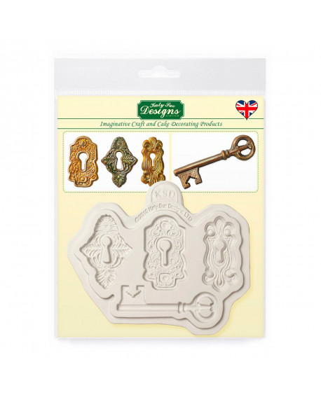 Silikonform Katy Sue Keyhole Key Lock