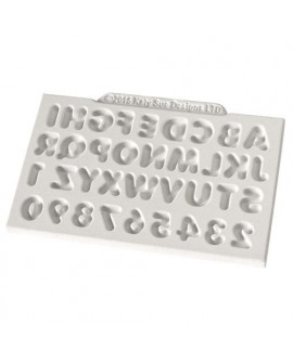 Silikonform Katy Sue kleine Buchstaben,Alphabet rund Silikonform Katy Sue kleine Buchstaben,Alphabet rund