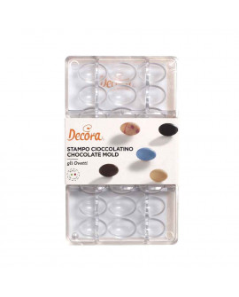 Forma TABLICZKA CZEKOLADY JAJKA 24 gniazda Decora