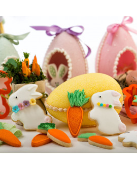 Набор форм для моркови и кролика Decora, 2 шт.