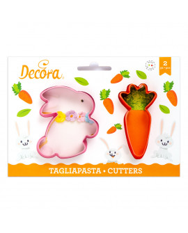 Форма для моркви та зайчика Decora 2 шт.