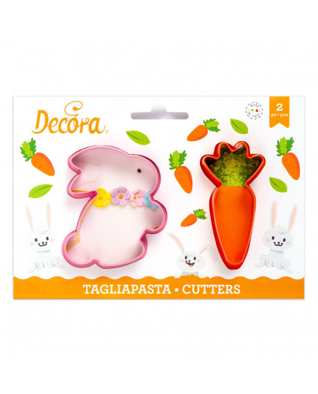 Decora Répa és Nyuszi Forma 2 db