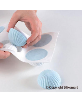 Forma silikonowa 3D Silikomart PARFUM śr. 75 mm 6 gniazd monoporcje
