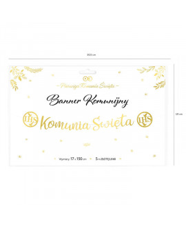 Baner Komunia 1.5 m IHS