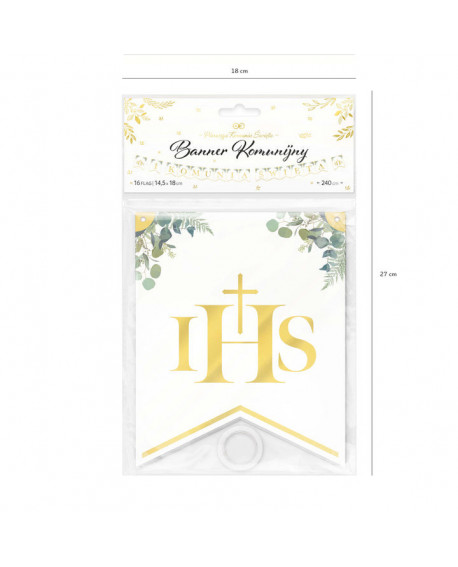 Baner Komunia Flagi 2.54 M Eukaliptus